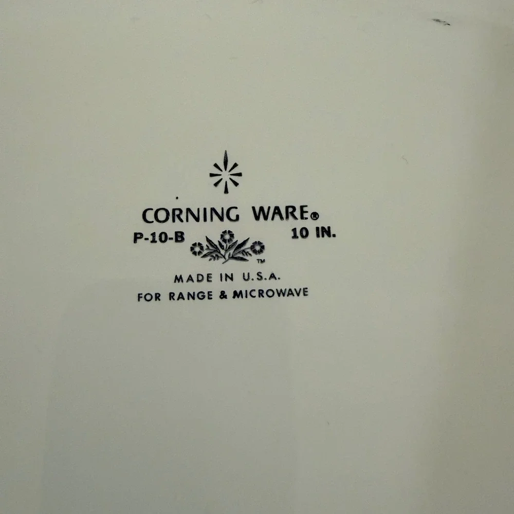 Vintage Corning Ware Blue Cornflower P-10-B 10